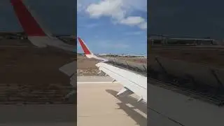 Airbus A321M - hard landing completed