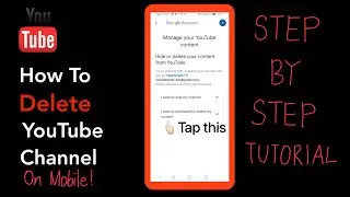 How To Delete YouTube Channel Permanently in Mobile
