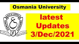 OU LATEST UPDATES || 3/Dec/2021 || OU UPDATES.COM
