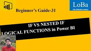 Power BI IF vs NESTED IF function | If function in pbi | multiple if's in pbi | if statement in pbi