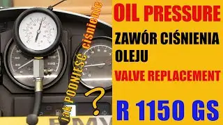 BMW 1150 GS OIL PRESSURE valve replacement BMW R4V