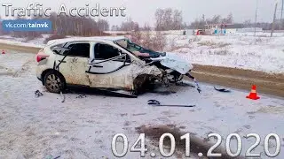 Подборка аварии ДТП на видеорегистратор за 04.01.2020 год