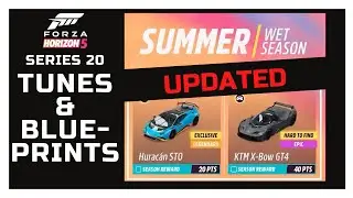 Forza Horizon 5 Series 20 Summer UPDATED How to Complete Tunes & Blueprints
