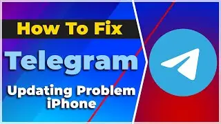 How to Fix Telegram Updating Problem iPhone❗(2024) (Tutorial)✅