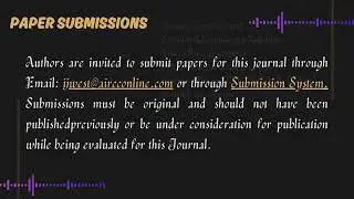 CALL FOR PAPERS - International Journal of Web & Semantic Technology (IJWesT)