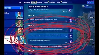 How to complete all chapter 4 season 4  week 3 quests in Fortnite