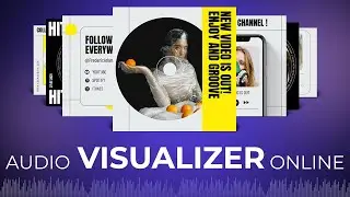 How to Create a Free Audio Visualizer Online Free | Best Free Audio Visualizer Maker Site for PC