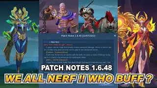 MLBB NEW PATCH NOTES UPDATE 1.6.48 | Hero Buff and Nerf January 2022 | Phoveus | Aamon | Claude