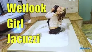 Wetlook girl jacuzzi | Wetlook T-shirt | Wetlook T-shirt