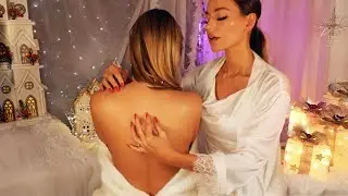 Real Person Back Tracing ASMR Skin Brushing & Face Tracing | Personal Attention With My Best Friend