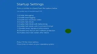 How to disable driver signature enforcement in windows 10.