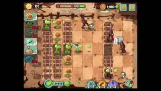 Plants vs. Zombies 2 - Wild West - Day 22 Walkthrough
