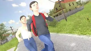 Я Сбежал от Злых Родителей - Schoolboy Runaway Конец Игры