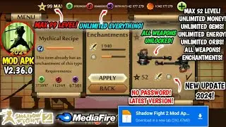 Shadow Fight 2 Mod Apk 2.36.0 Latest Version 2024 - Unlimited Money, Max Level 52 Vip Mod Hack apk