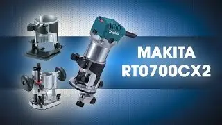 Кромочный фрезер 710 Вт MAKITA RT0700CX2