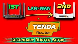 Router to Router Connection with Cable (NEW) | LAN to WLAN Connection | AP Mode | TENDA | TP-Link