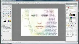 GIMP Tutorial - Make an image from Letters