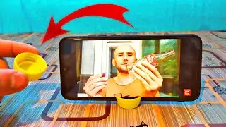 КАК СДЕЛАТЬ ПОДСТАВКУ ДЛЯ ТЕЛЕФОНА ИЗ КРЫШКИ?! ПРОСТОЙ ЛАЙФХАК