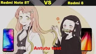 ✔Redmi Note 8T vs Redmi 8 ! Antutu test