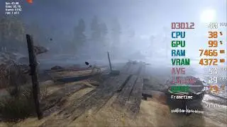 GeForce RTX 2060 -- Intel Core i5-10400F -- Metro Exodus Benchmark