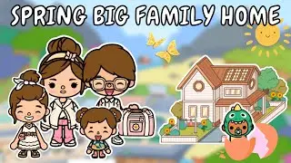 Spring Inspired 🌷Big Family Home 🌿 Toca Boca House Ideas 😍 TOCA GIRLZ