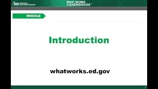 WWC Online Training Introduction, Part 1