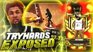 TRYHARD MASCOT PULLS UP ON MY GODLY 2 WAY BUILD!! | BEST 2 WAY SLASHING PLAYMAKER BUILD IN 2K20!!