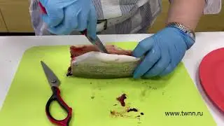 Быстрый и удобный способ разделать рыбу с помощью Ножниц Диско. 