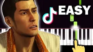 Dame Da Ne MEME song - EASY Piano tutorial
