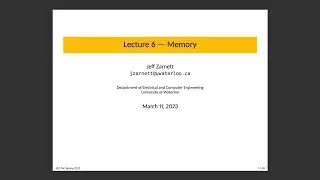 ECE 350 Lecture 6: Memory Address Space
