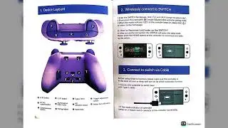MOBAPAD M9-HD Huben Gamepad - English User Manual 