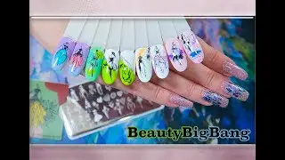 Стемпинг с пластиной BeautyBigBang Characters - XL - 001 / AliExpress