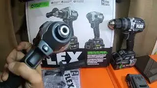 Tools - Lowes - Flex Hammer Drill N Impact Driver Kit FXM202-2B QL Info N Intro To Channel 11/24/21