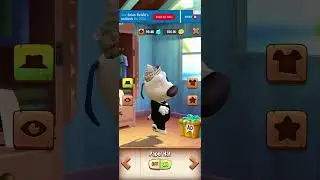 Hank shakes his tail