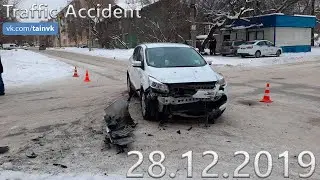 Подборка аварии ДТП на видеорегистратор за 28.12.2019 год