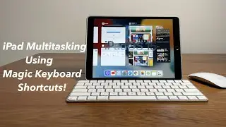 How to do multitasking in iPad using Keyboard Shortcuts! iPadOS 15