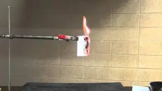 Combustion of single sheet of 20 lb paper - virtual laboratory