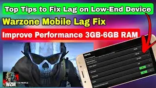 How to Fix Wzm Lag on Low-End Devices | How to Fix Warzone Mobile Lag | Warzone Mobile 120Fps
