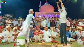 भोपाे का नृत्य||एक साथ15भोपा श्री धिरा बाबा का मिंदर पर भजन गायक थानाराम व गोमाराम मायल गरूसा मिलिया