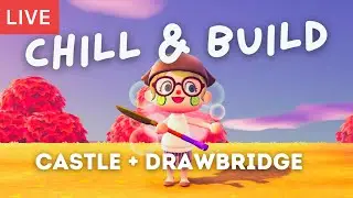 🔴 Genshin Castle Chill n' Build 🤩 Resident's Services  // Day 22: Pom Poko 🌿 ACNH Live Stream