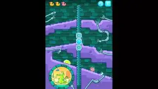 Where's My Water Swampy Level 4: Sink or Swim 3 Ducks Walkthrough