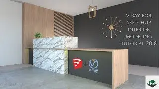 v ray for sketchup interior modeling 2018 part 2