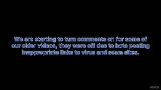 We are turning on comments on our older videos