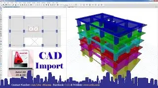 ETABS 2016 CAD IMPORT