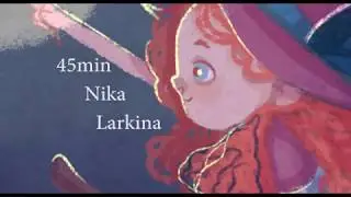 SpeedPaint | Ginger Witch | Paint Tool SAI | Nika Larkina