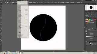 How To Split Objects Using Pen Tool | Illustrator Tutorial | Making Yin Yang Symbol