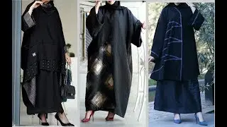عبايات سعودية سوداء2019      عبايات سعودية جديدة   new saudi abaya designs 2019