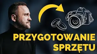 Przygotowania sprzętu fotograficznego na reportaż ślubny