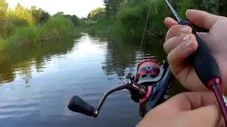 Рыбалка на ультралайт в самое пекло.