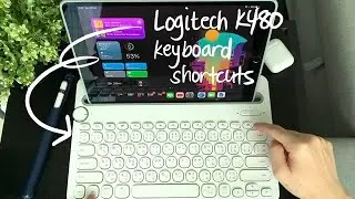 Logitech K480 keyboard shortcuts on iPad Air